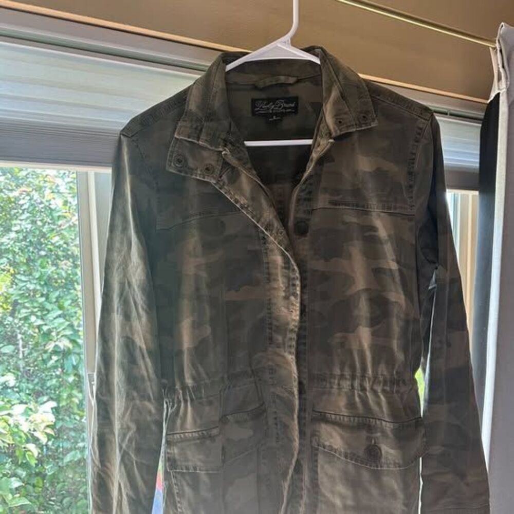 Lucky Brand Women's Camo Utility Jacket - Size Small